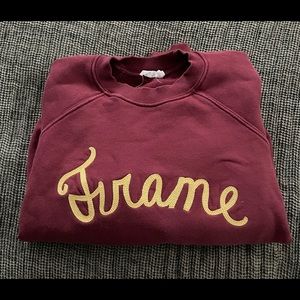 Frame jeans crew neck sweatshirt